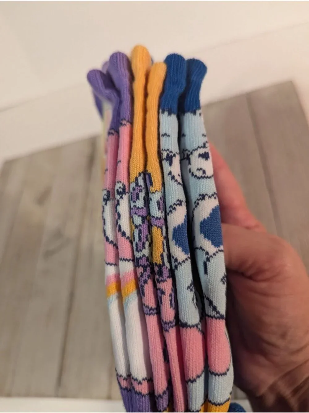 Care Bears Low Cut Socks Shoe Size 4-10 Set of 3 Pairs Purple